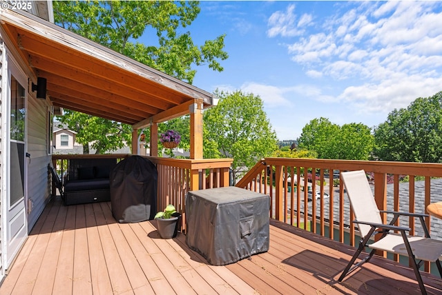 3218 SW Corbeth Ln, Troutdale, OR 97060 - view of wooden deck