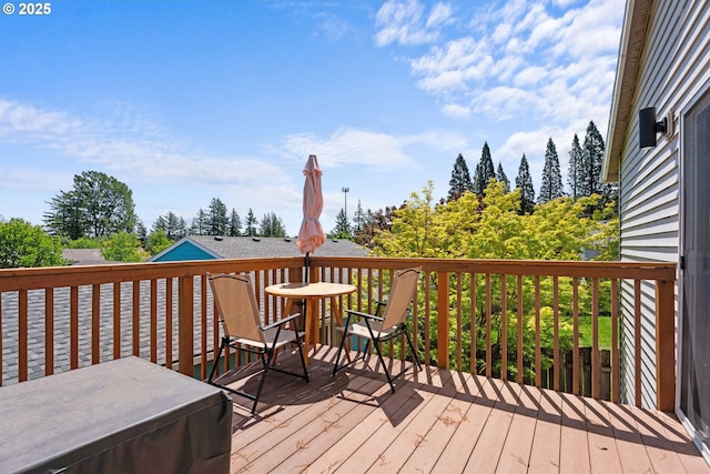 3218 SW Corbeth Ln, Troutdale, OR 97060 - view of wooden deck
