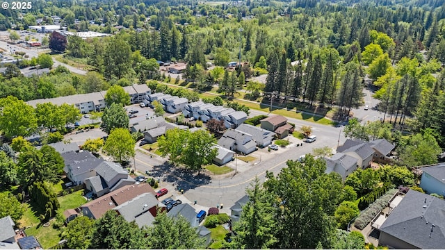 3218 SW Corbeth Ln, Troutdale, OR 97060 - aerial view of residential area featuring a heavily wooded area