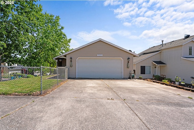 3218 SW Corbeth Ln, Troutdale, OR 97060 - view of front of property featuring concrete driveway and a gate