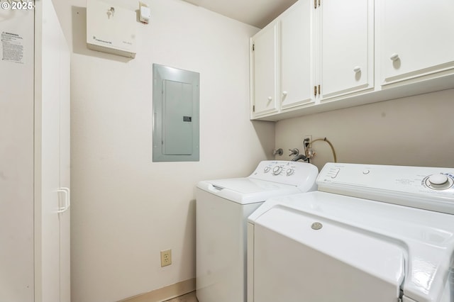 8085 SW Fairway Dr, Wilsonville, OR 97070 - washroom with electric panel, washing machine and dryer, and cabinet space
