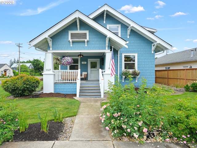 3327 4th St, Hubbard, OR 97032 - view of front of house featuring covered porch