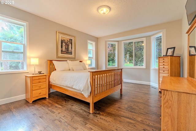 32153 SE Bluff Rd, Gresham, OR 97080 - bedroom featuring multiple windows and dark wood-style flooring