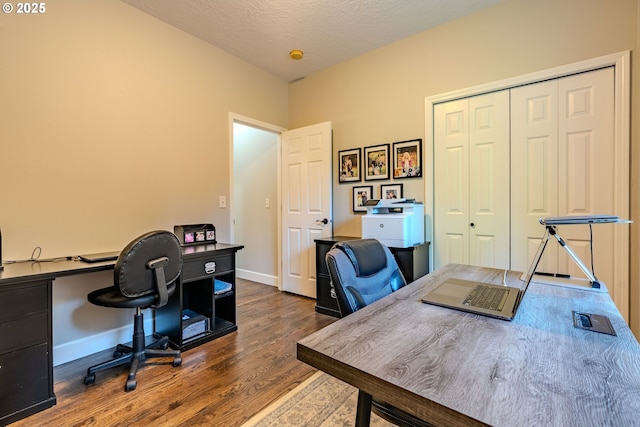 32153 SE Bluff Rd, Gresham, OR 97080 - office space featuring wood finished floors and a textured ceiling