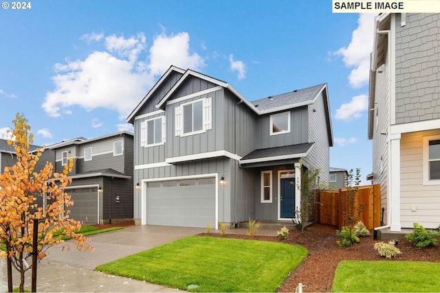 3118 S Magnolia Dr Unit Lt752, Cornelius, OR 97113 - view of front of property featuring board and batten siding, a garage, and concrete driveway