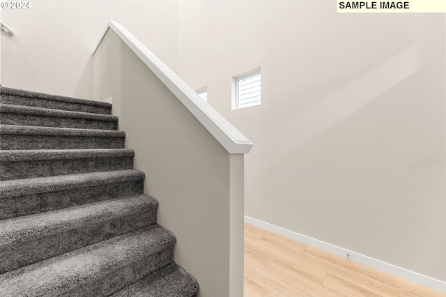 3118 S Magnolia Dr Unit Lt752, Cornelius, OR 97113 - stairway featuring wood finished floors and baseboards