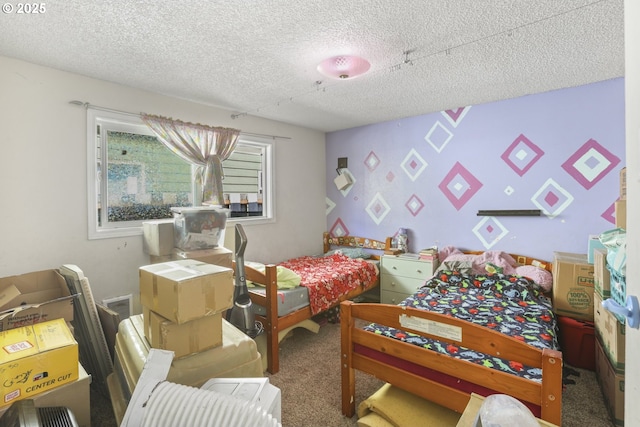 534 N 11th St, Saint Helens, OR 97051 - carpeted bedroom with a textured ceiling