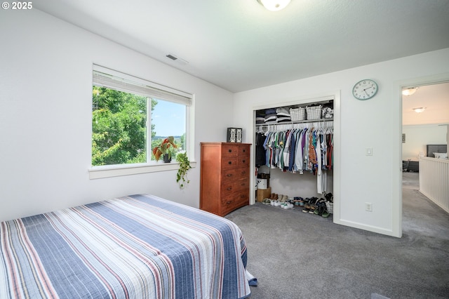 616 E 13th Pl, Lafayette, OR 97127 - bedroom with a closet and carpet flooring