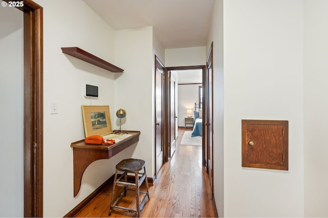 6040 SE 32nd Ave, Portland, OR 97202 - hallway with wood finished floors