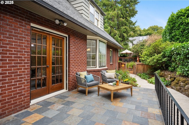 6040 SE 32nd Ave, Portland, OR 97202 - view of patio with french doors