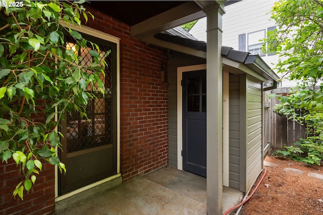 6040 SE 32nd Ave, Portland, OR 97202 - entrance to property featuring brick siding