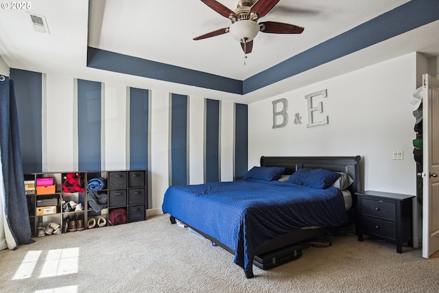 19459 Leland Rd, Oregon City, OR 97045 - bedroom with carpet floors and a ceiling fan