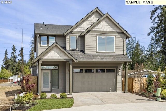 168 SE 47th Ave, Hillsboro, OR 97123 - craftsman-style home featuring concrete driveway, a garage, and roof with shingles