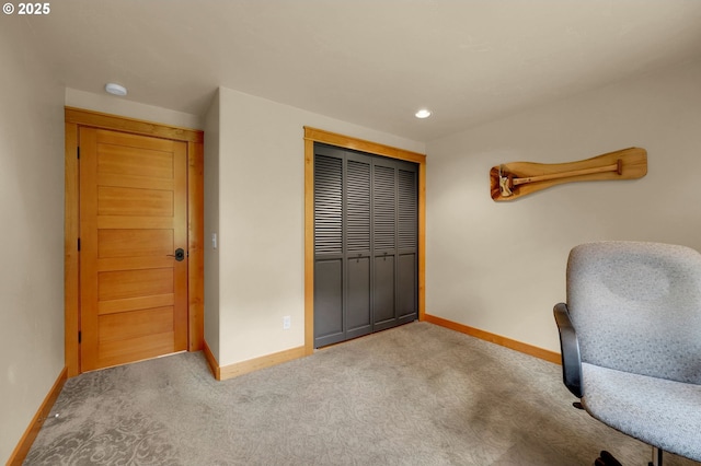 24780 Lavell Rd, Junction City, OR 97448 - carpeted office featuring baseboards and recessed lighting