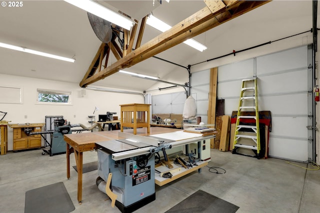 24780 Lavell Rd, Junction City, OR 97448 - garage featuring a workshop area