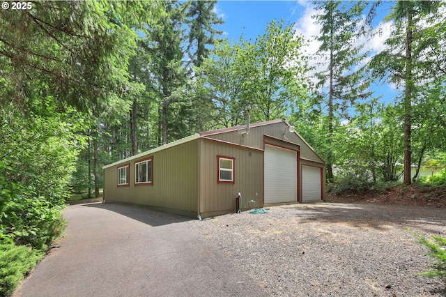 24780 Lavell Rd, Junction City, OR 97448 - detached garage with gravel driveway