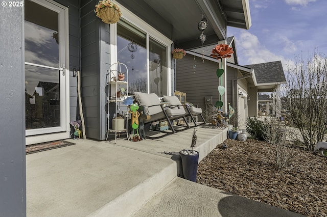 view of patio / terrace with covered porch