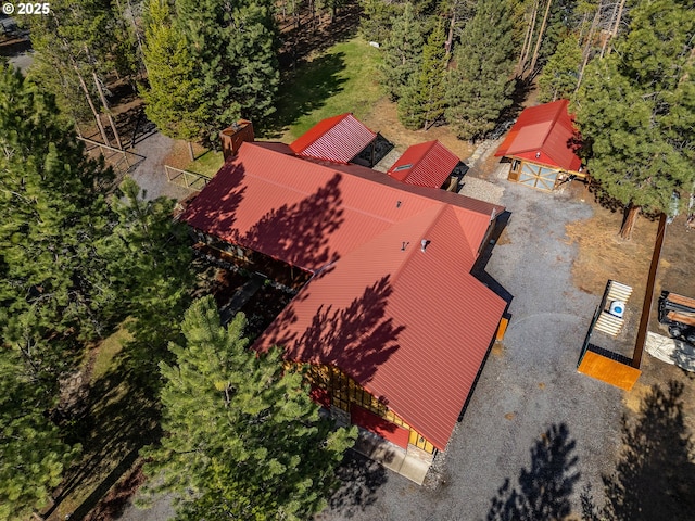 aerial view of property and surrounding area
