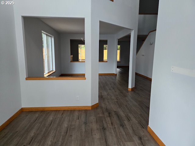 12174 SW Quail Creek Ln, Portland, OR 97223 - spare room with wood finished floors and baseboards