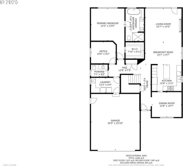 850 NW 114th Ave, Portland, OR 97229 - home floor plan