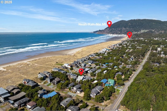 8917 Spindrift Ln, Manzanita, OR 97130 - view of property location featuring a water and mountain view and nearby suburban area