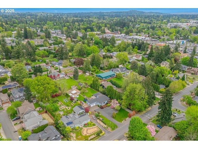 drone / aerial view featuring a residential view