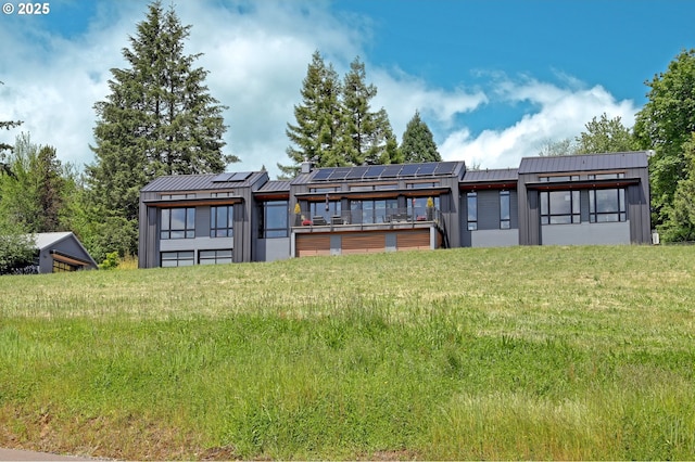11440 NW Rock Creek Rd, Portland, OR 97231 - back of house with solar panels