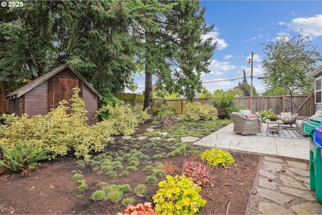 4595 NE 34th Ave, Portland, OR 97211 - fenced backyard with a patio area and an outdoor hangout area