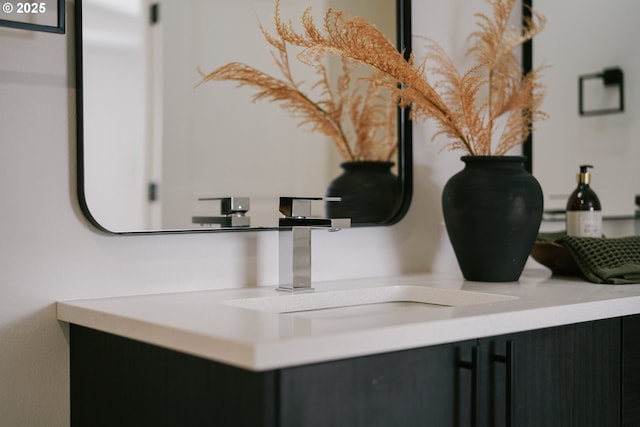 interior details featuring sink