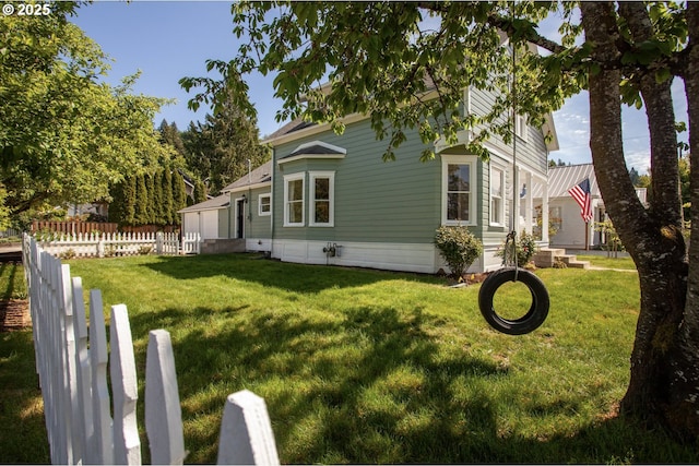 view of back of property