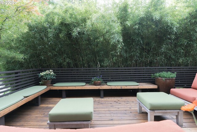 435 N Shaver St, Portland, OR 97227 - view of wooden deck