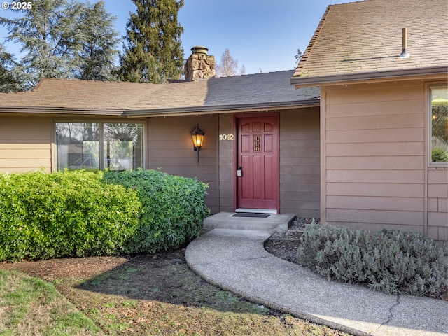 view of entrance to property