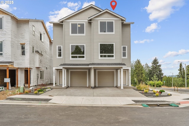 4636 SE 2nd St, Gresham, OR 97080 - view of property featuring an attached garage and driveway