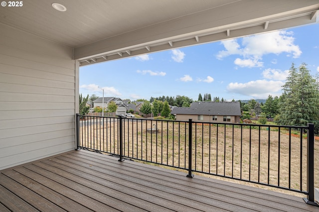 4636 SE 2nd St, Gresham, OR 97080 - wooden deck with a residential view