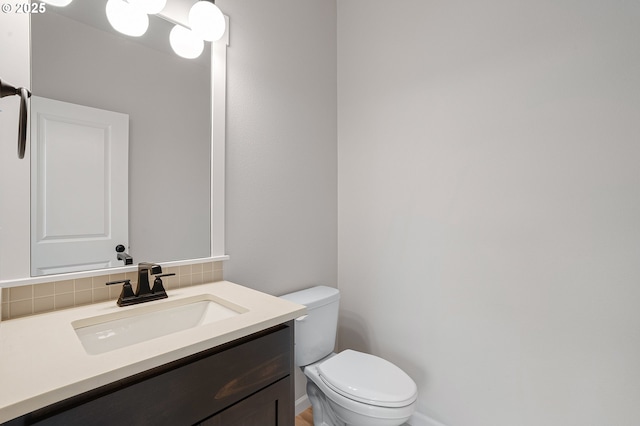 4636 SE 2nd St, Gresham, OR 97080 - bathroom featuring vanity and decorative backsplash