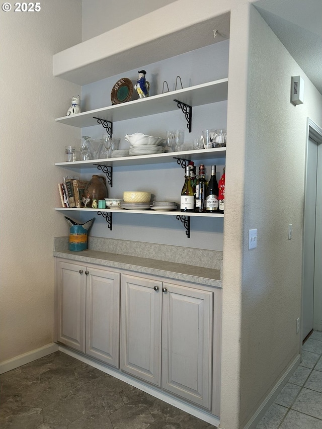 bar with baseboards