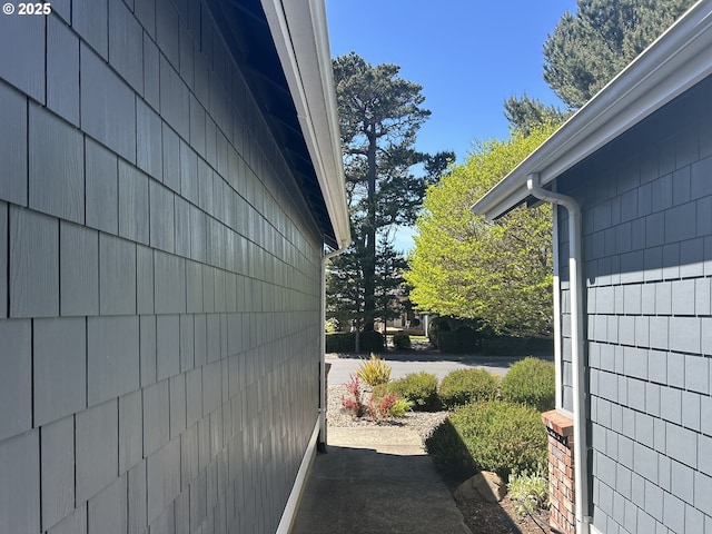 view of side of home