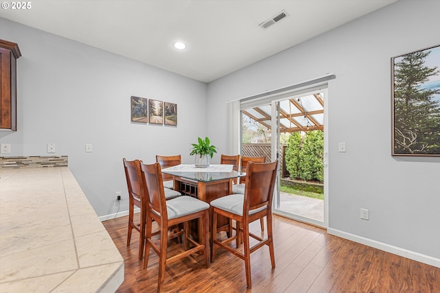 5503 NE 53rd Cir, Vancouver, WA 98661 - dining room featuring wood finished floors and recessed lighting