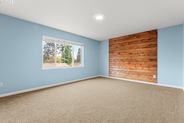 5503 NE 53rd Cir, Vancouver, WA 98661 - empty room with carpet and wooden walls