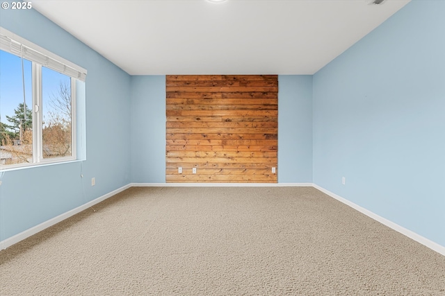 5503 NE 53rd Cir, Vancouver, WA 98661 - spare room featuring carpet floors and wooden walls