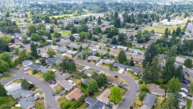 1897 Chelan St, Keizer, OR 97303 - aerial view of property and surrounding area featuring nearby suburban area