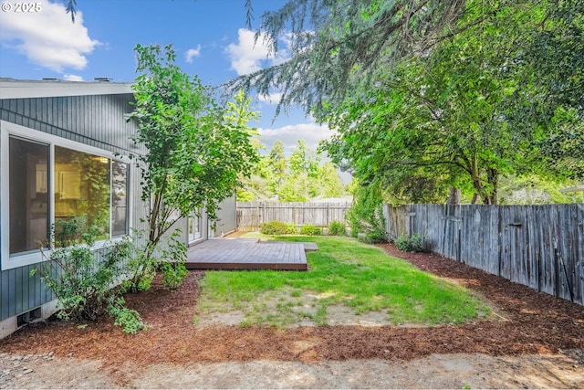 2380 NE Rene Ave, Gresham, OR 97030 - fenced backyard featuring a deck
