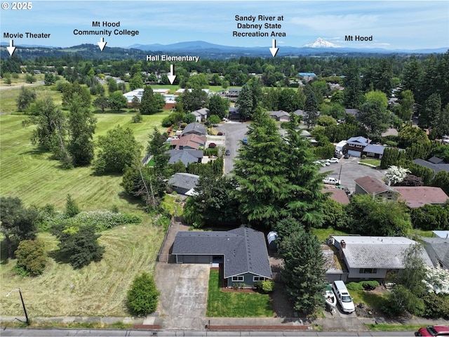 2380 NE Rene Ave, Gresham, OR 97030 - aerial view of a mountainous background