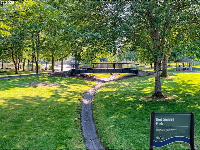 2380 NE Rene Ave, Gresham, OR 97030 - view of property's community with a gazebo and a yard