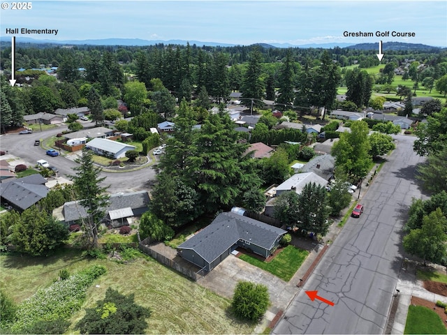 2380 NE Rene Ave, Gresham, OR 97030 - aerial perspective of suburban area with a forest