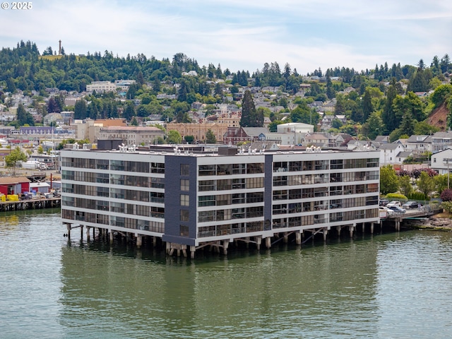 1 3rd St, Astoria, OR 97103 - drone / aerial view of a nearby body of water