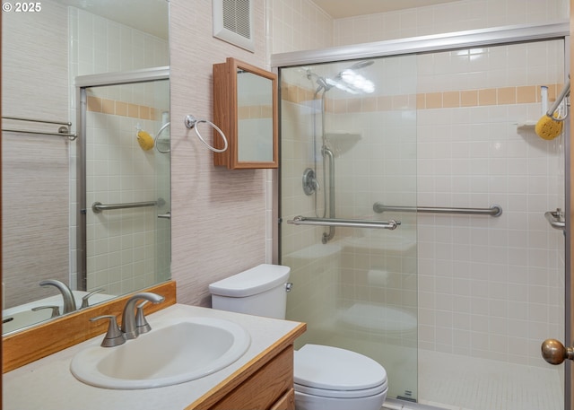 1 3rd St, Astoria, OR 97103 - full bathroom featuring a shower stall and vanity