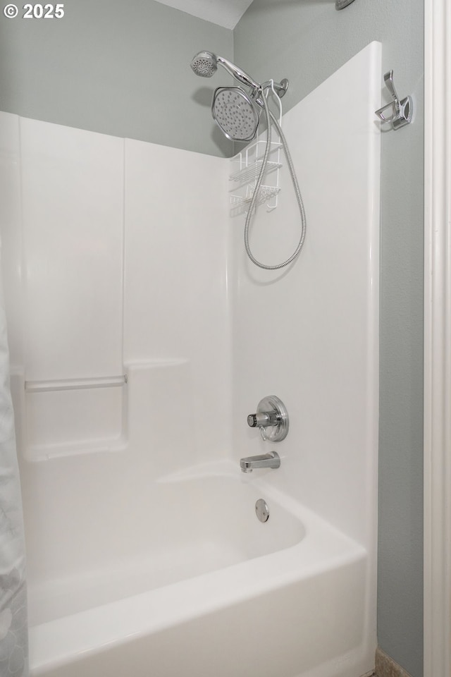 12453 SW Sheldrake Way, Beaverton, OR 97007 - full bathroom with vanity, decorative backsplash, and baseboards