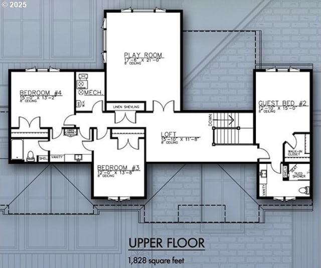 1247 Spruce St, Lake Oswego, OR 97034 - home floor plan