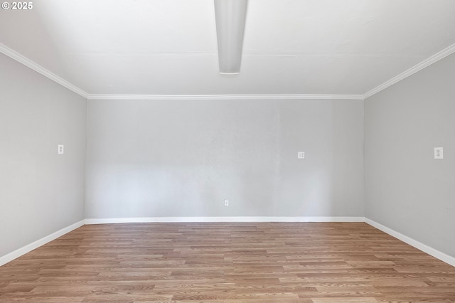 32791 E Lincoln Way, Coburg, OR 97408 - unfurnished room featuring light wood finished floors, ornamental molding, and baseboards